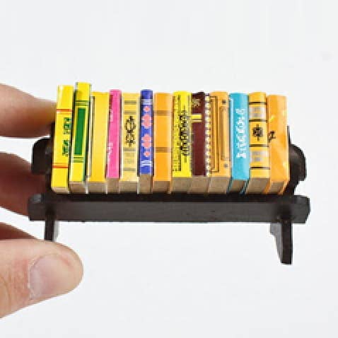 Factory Direct Craft - Vendita all'ingrosso Decorazioni da tavolo - Miniatura di Libreria con Libri0