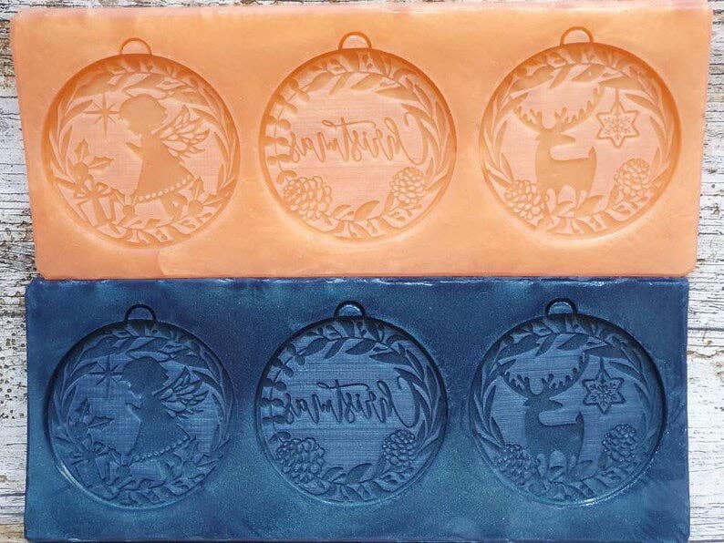 Mr Resin – wholesale Craft supplies – Christmas Baubles Silicone Mould4