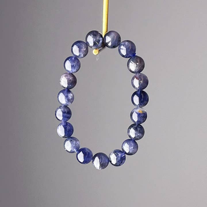 Tredje ögats chakra naturligt klart iolitkristallarmband för wholesale av Ninaouity