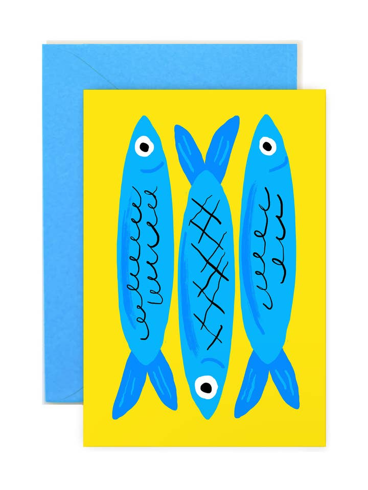Sardines - Food Lover Mini Note for wholesale by Karen Schipper