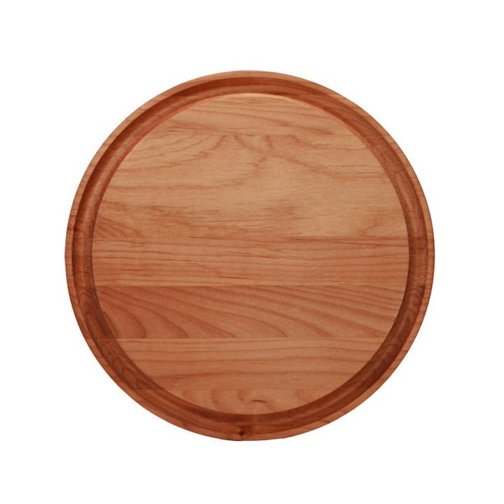 Out of the Woods of Oregon - Wholesale Cutting Board - Alder 11" Round Reversible Board