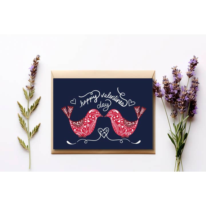 Beth Ann Erickson Designs - Wholesale Valentine's Day Card - Happy Valentine's Day – Nordic Birds