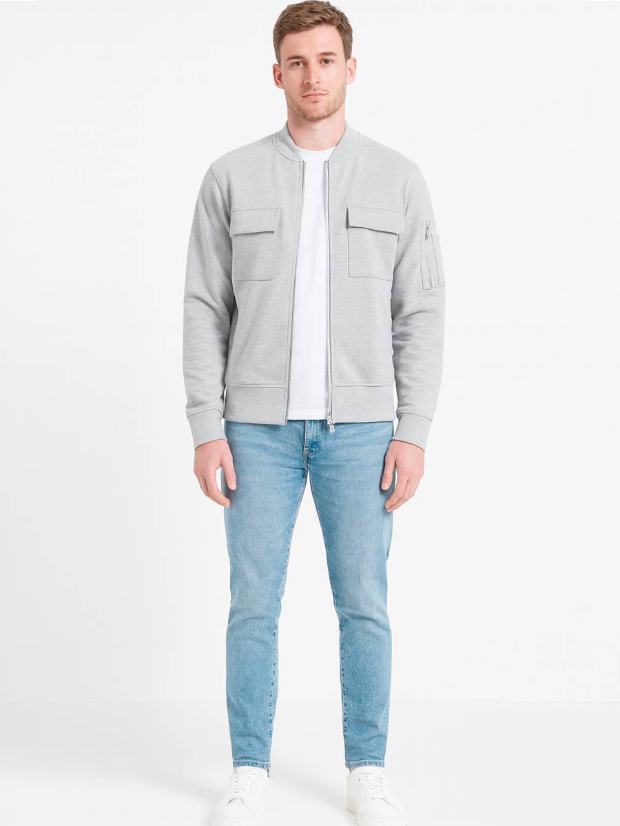 WEIV - Wholesale Jacket - Men's - Two Chest Pocket Full Zip Jacket1