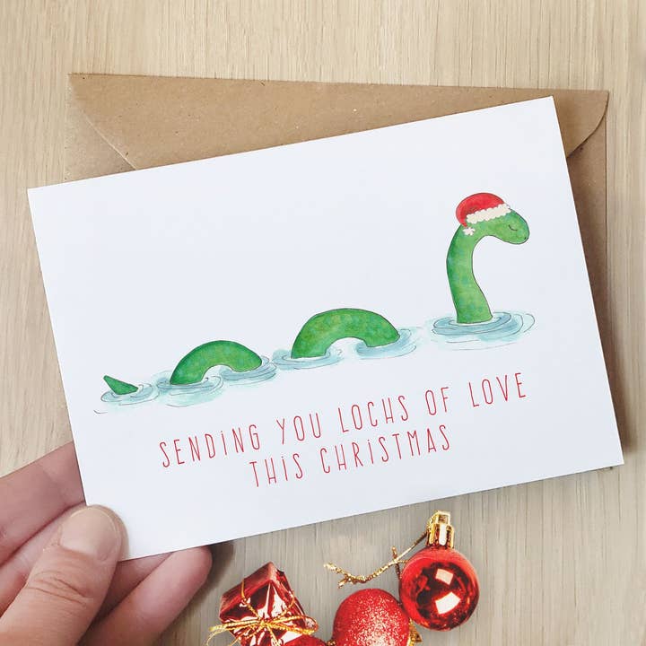 Sending you lochs of love this Christmas for wholesale by The Curious Cactus