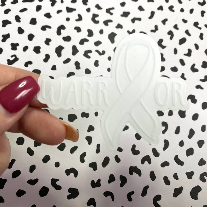 Sticker vinyle ruban clair guerrier pour la vente par Michaela Shailene LLC