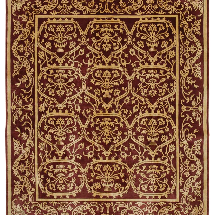 RUG N CARPET - Wholesale Area Rug - 8x10 Red Oushak Rug - 33673