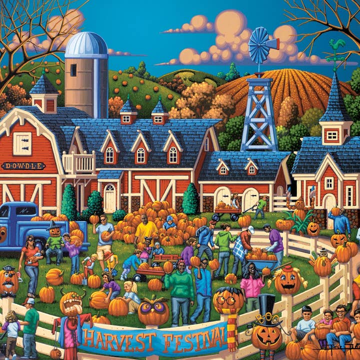 Boardwalk Puzzle Company - Wholesale Puzzle - Adult - Harvest Festival - 500 Piece1