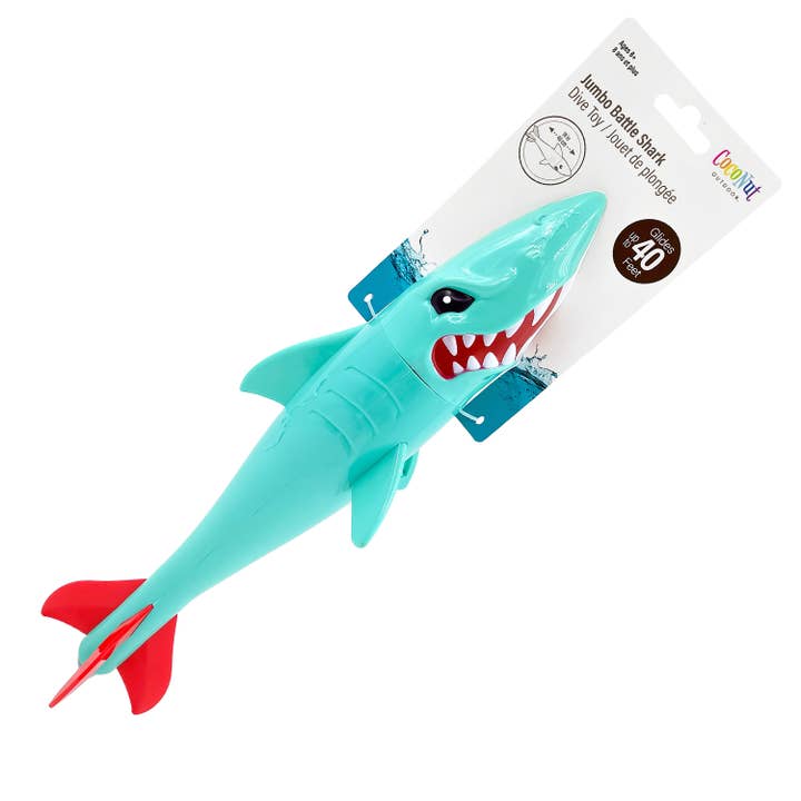 Salus Brands - Wholesale Beach/Pool Toy - Kids & Baby - 18" Jumbo Battle Sharks Dive Toys Assortment