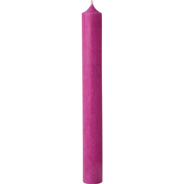 Dinner Candle 18 cm (7 inch) - Box 25 : fuchsia for wholesale by Carsim Trading Inc.