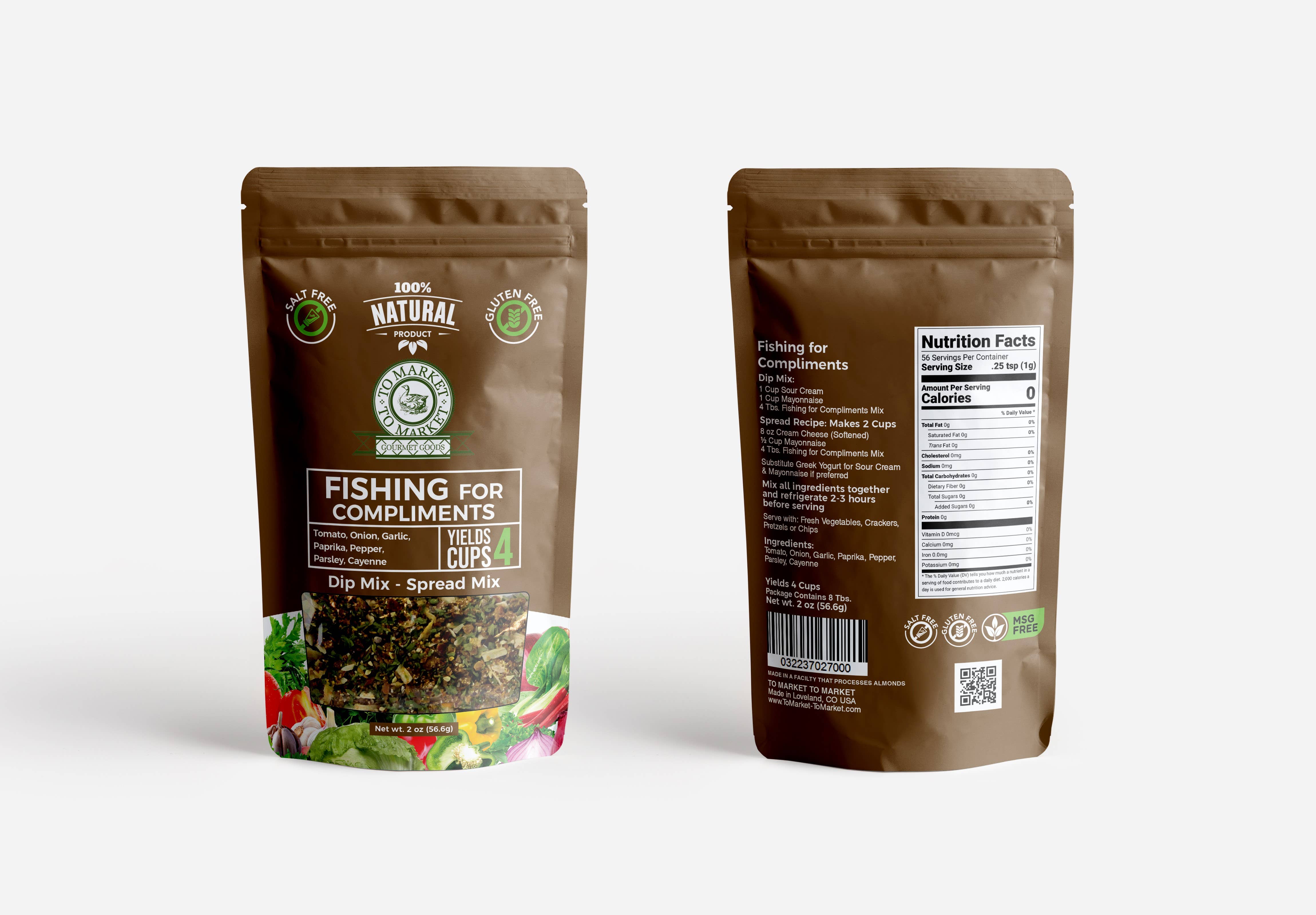 To Market- To Market - Dips & Spreads - Wholesale Dip - Fishing For Compliments - Dip Mix3