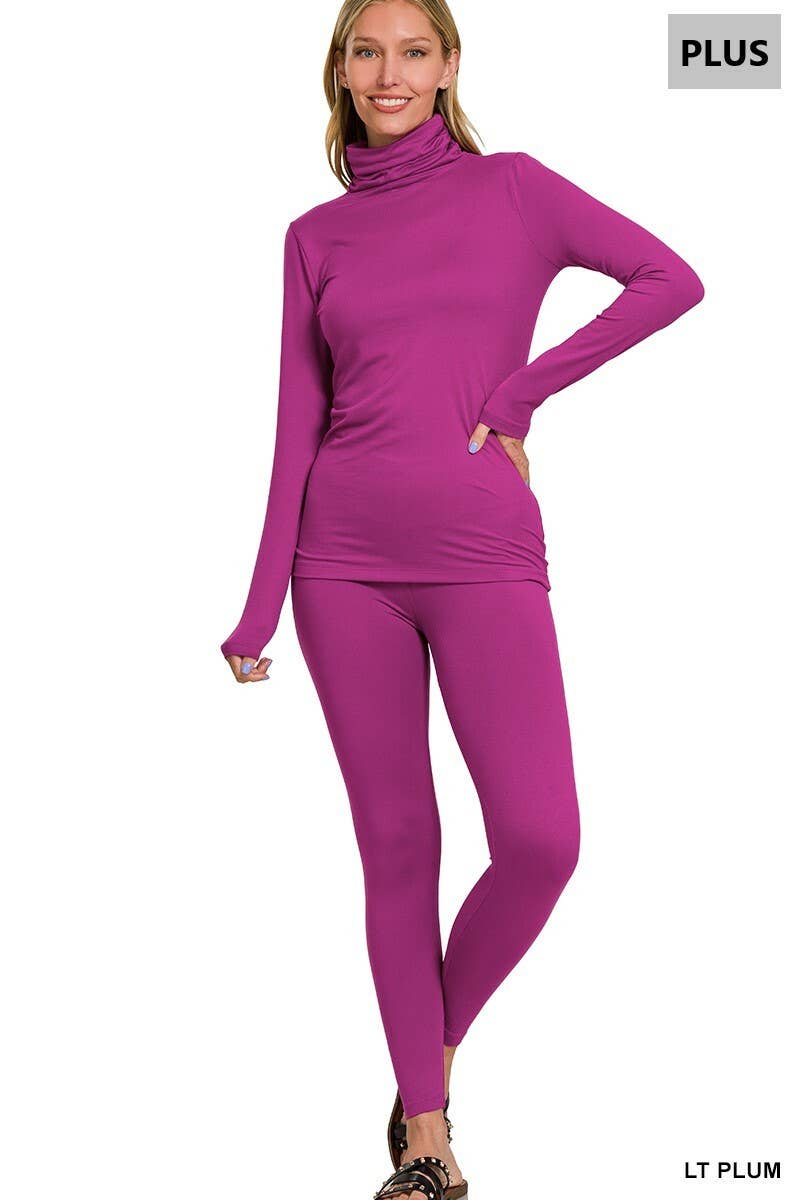 42POPS - Vente Ensemble de vêtements d'intérieur – femme - ".._ Ensemble de détente en microfibre Plus32