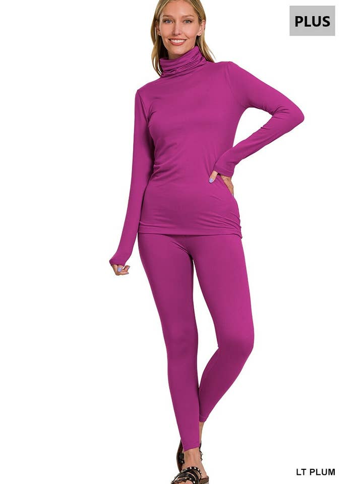 42POPS - Vente Ensemble de vêtements d'intérieur – femme - ".._ Ensemble de détente en microfibre Plus32