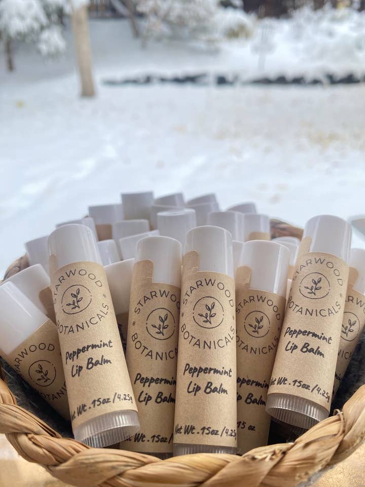 Pfefferminz-Lippenbalsam für den Großhandel von Starwood Botanicals
