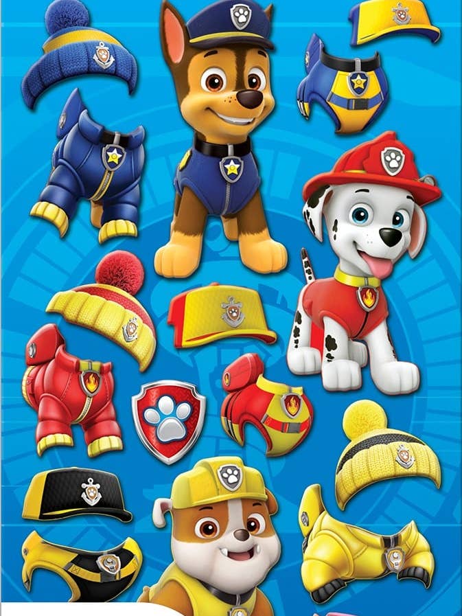 Paw Patrol Dress Up Stickers for wholesale by Paper Projects Ltd