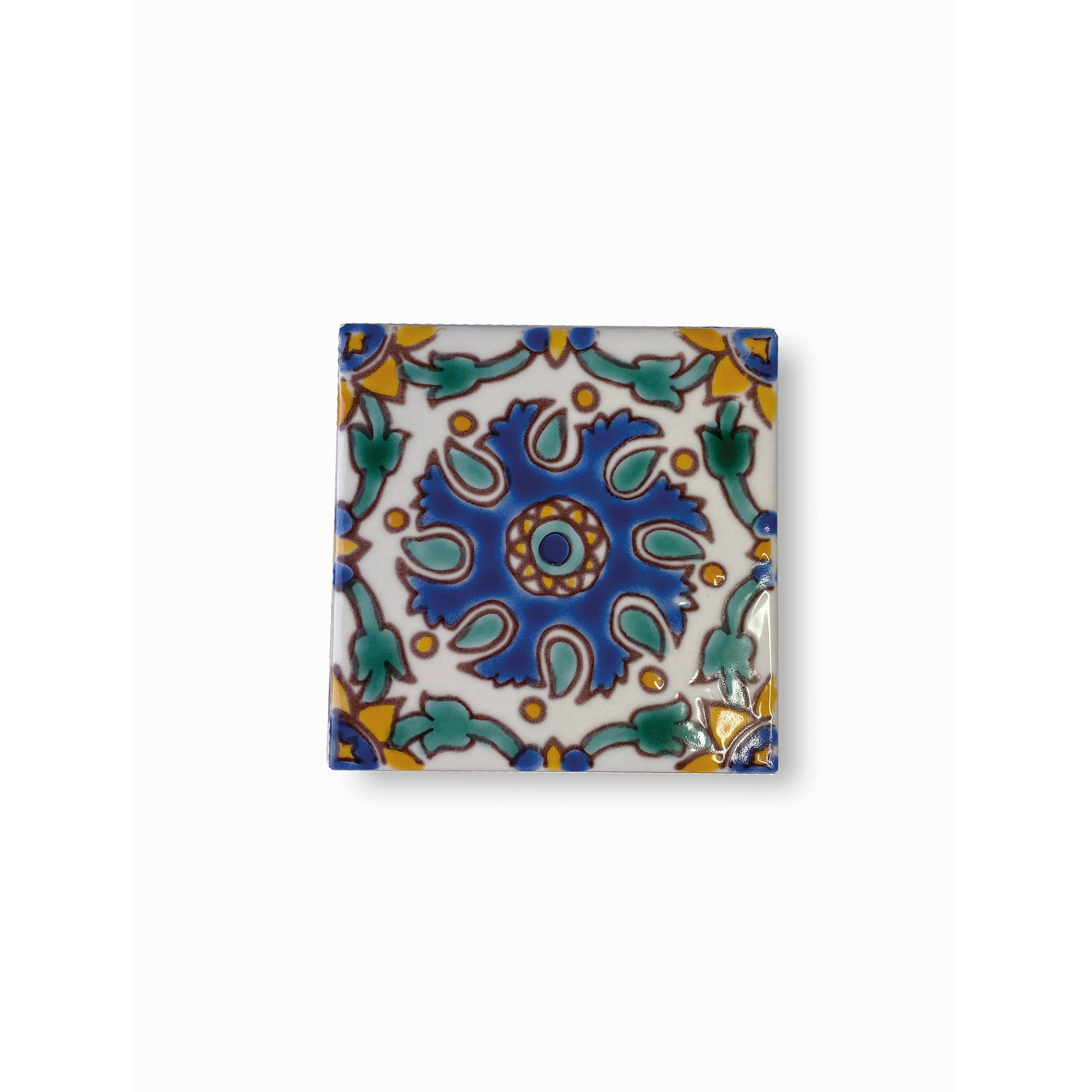 Dyari - Wholesale Wall Tile - NORIA | Decorative Handpainted Ceramic Tile 4"x4" (10x10cm)