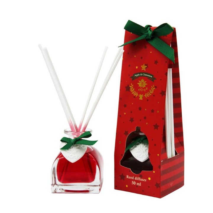 SferaNatura by INCI SRL – Engroshandel Lugtfjerner – ARÔME 50 ml diffusor med æble- og kanelstænger0