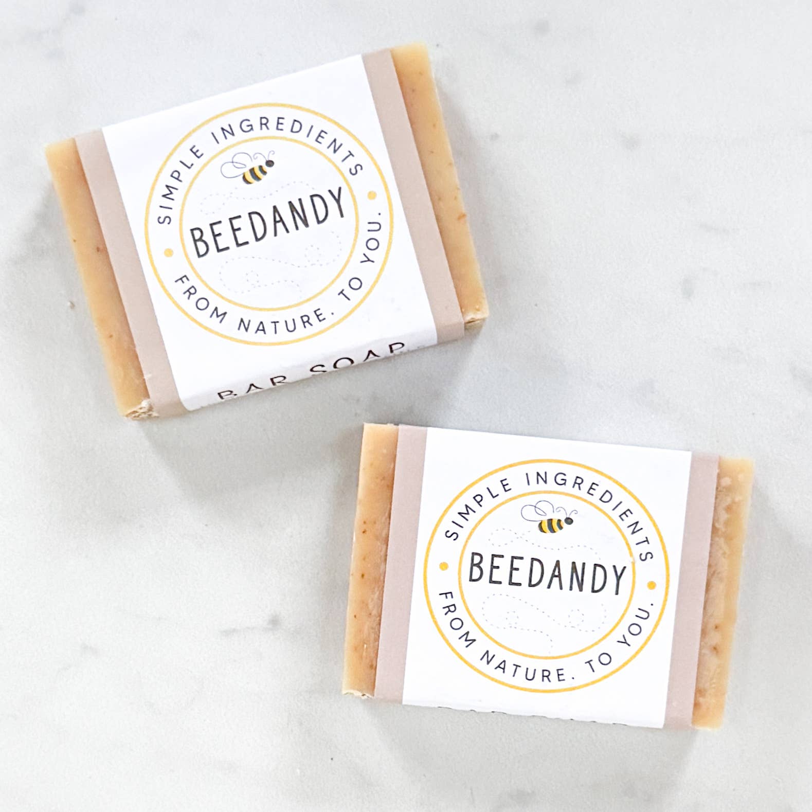 Beedandy - Wholesale Bar Soap - Bar Soap, Honey Oat with goat's milk, all natural, 4 oz1