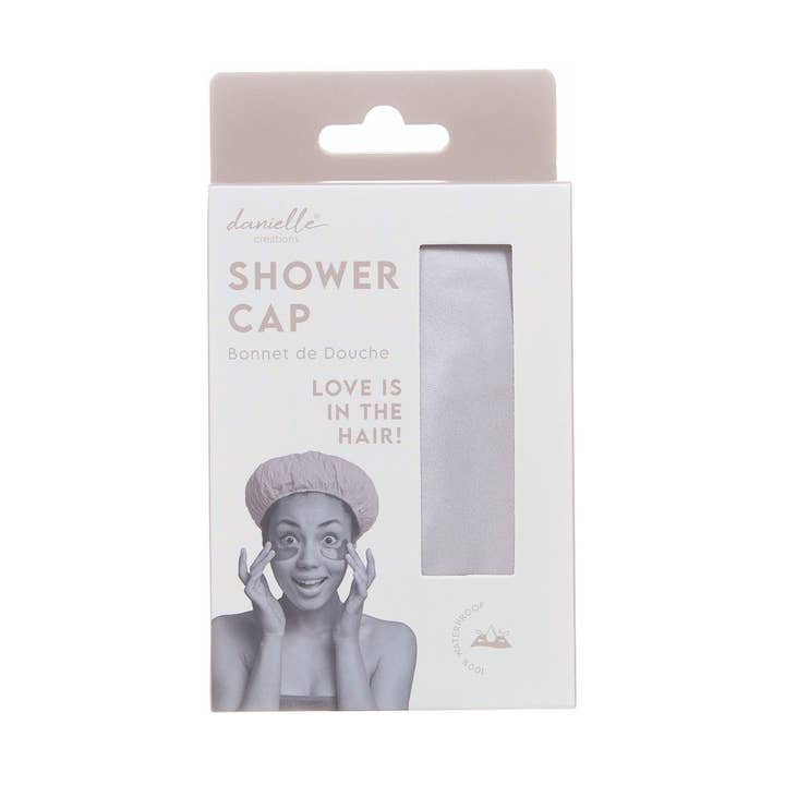 Danielle Creations Satin Shower Cap - Taupe for wholesale by Danielle Creations