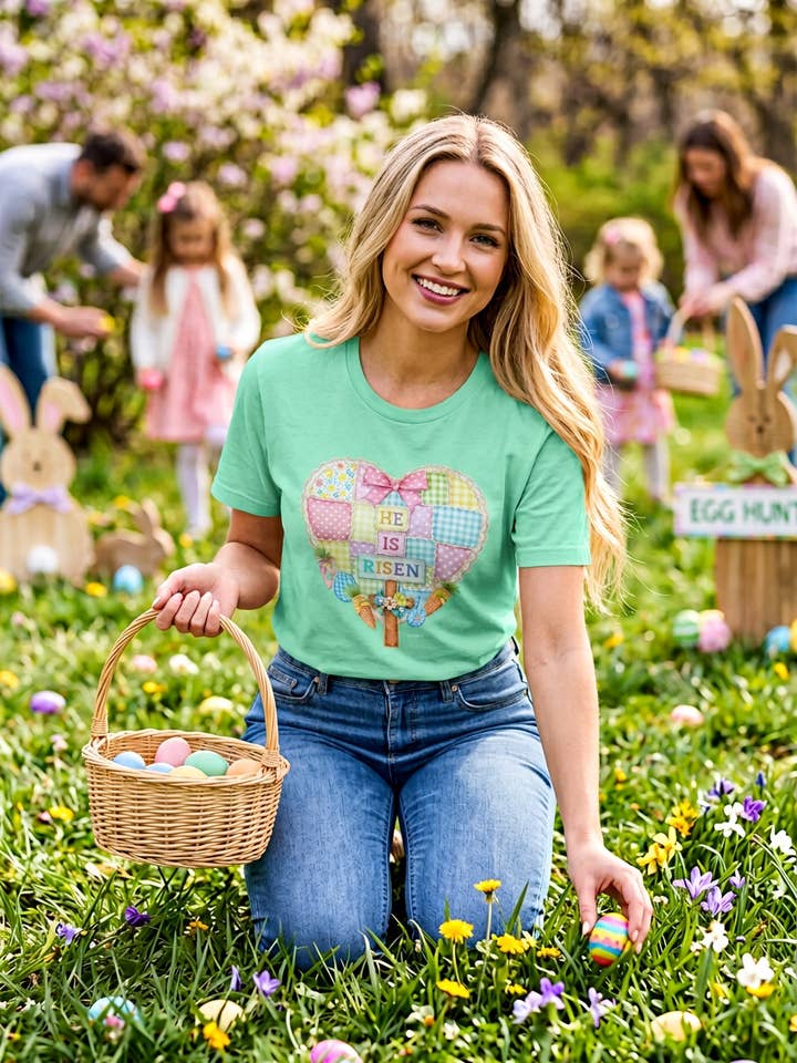 CC DTF ÉL HA RESUCITADO CAMISETAS, CAMISETAS, CAMISETAS, para venta al por mayor de L&B Life