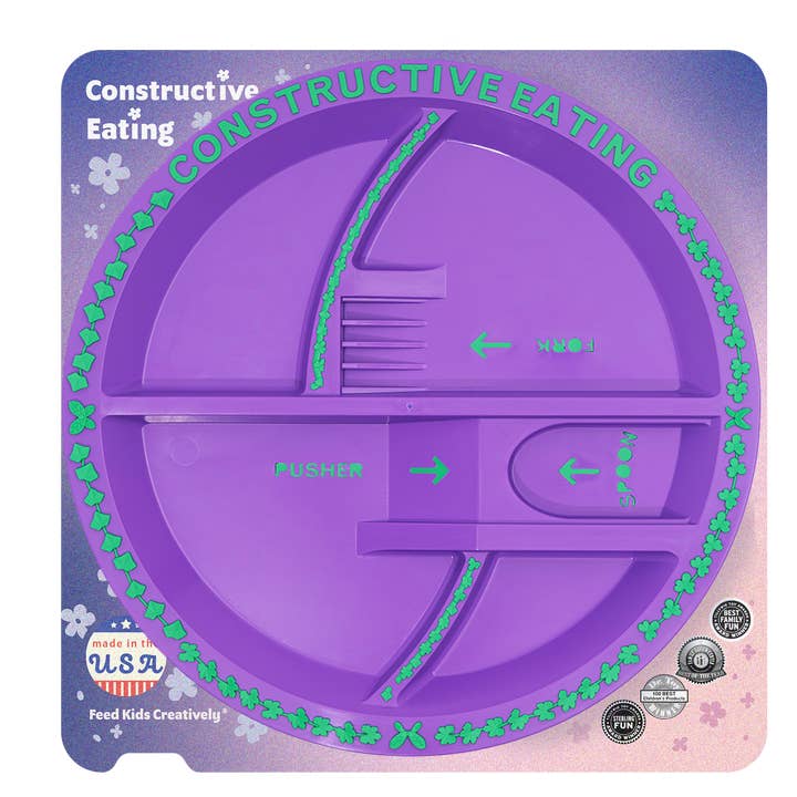 Constructive Eating - Wholesale Dinner Plate - Kids & Baby - Garden Plate1