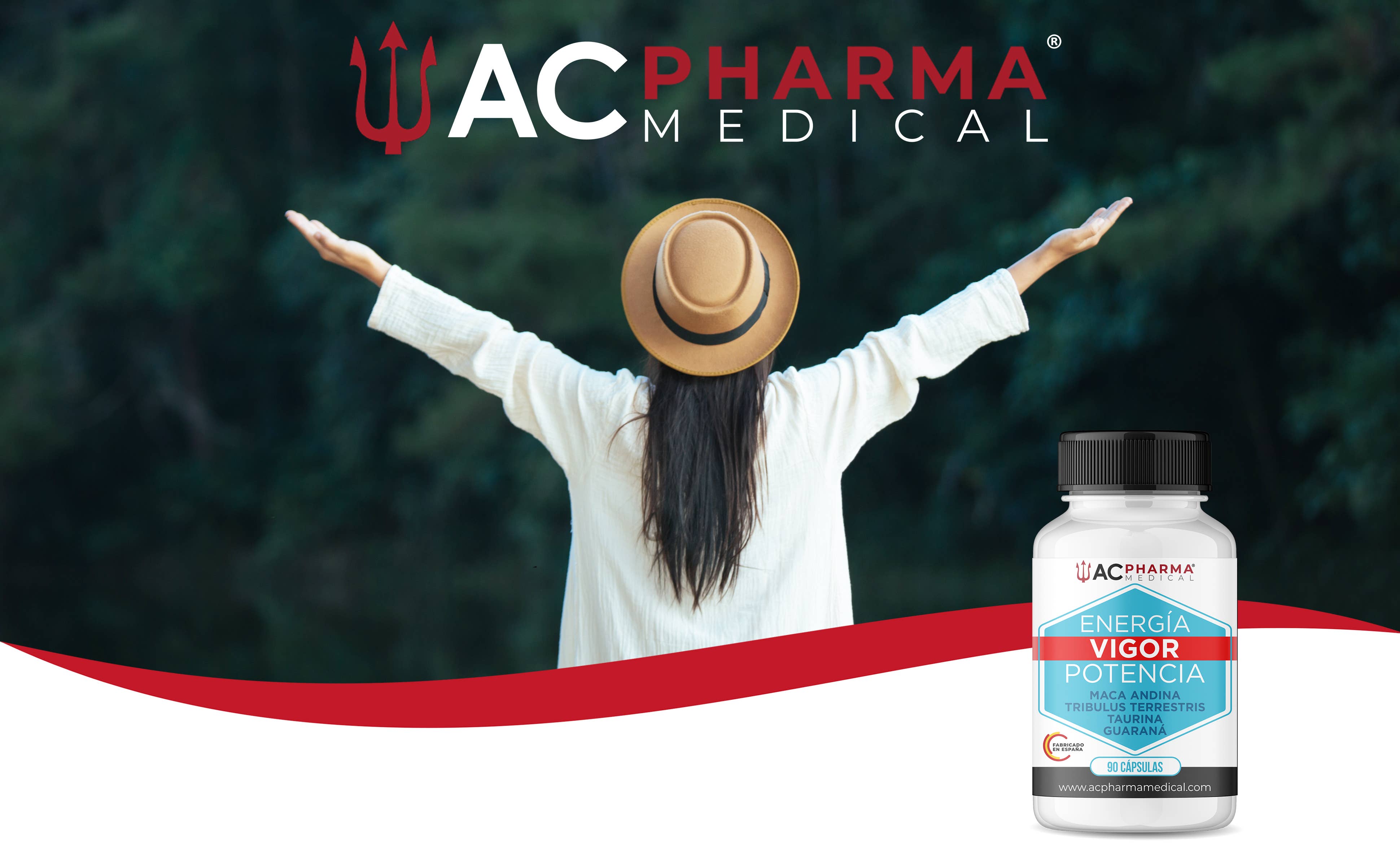 ACPHARMA MEDICAL - Venta al por mayor Suplementos/vitaminas para beber - ENERGÍA Y VIGOR | Aumenta tu fuerza y resistencia 90 Caps6