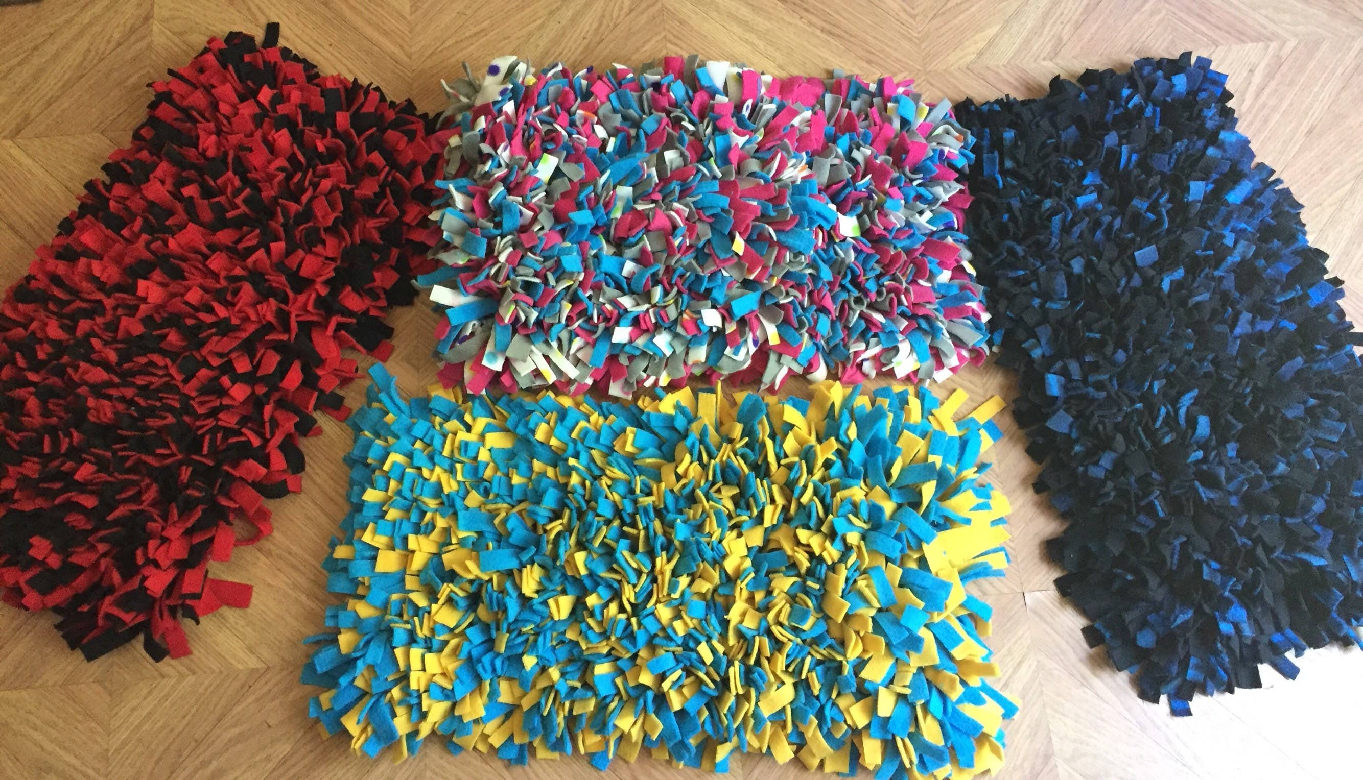 Treasure Trove Handmade Upcycled Snuffle Mat - Assorted Colors