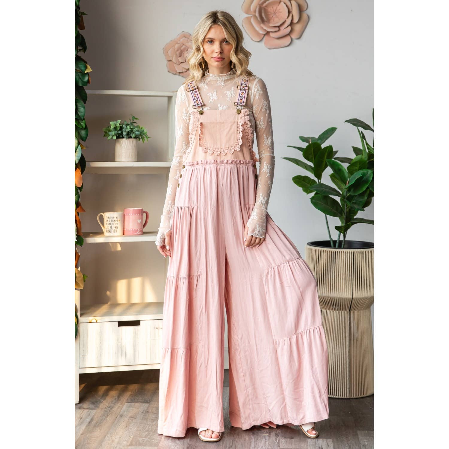 ロンパース・カバーオール melted butter CHOCOLATE FLOWER COVERALL ロンパース・カバーオール MELTED BUTTER CHOCOLATE FLOWER