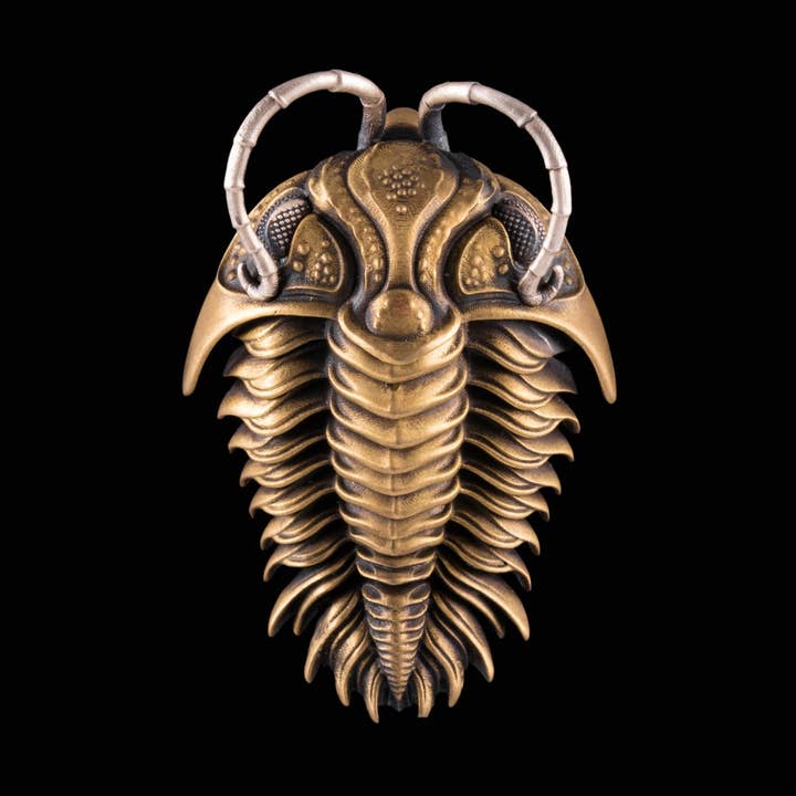 Kinetischer Trilobit-Anhänger für den Großhandel von Coppertist.wu