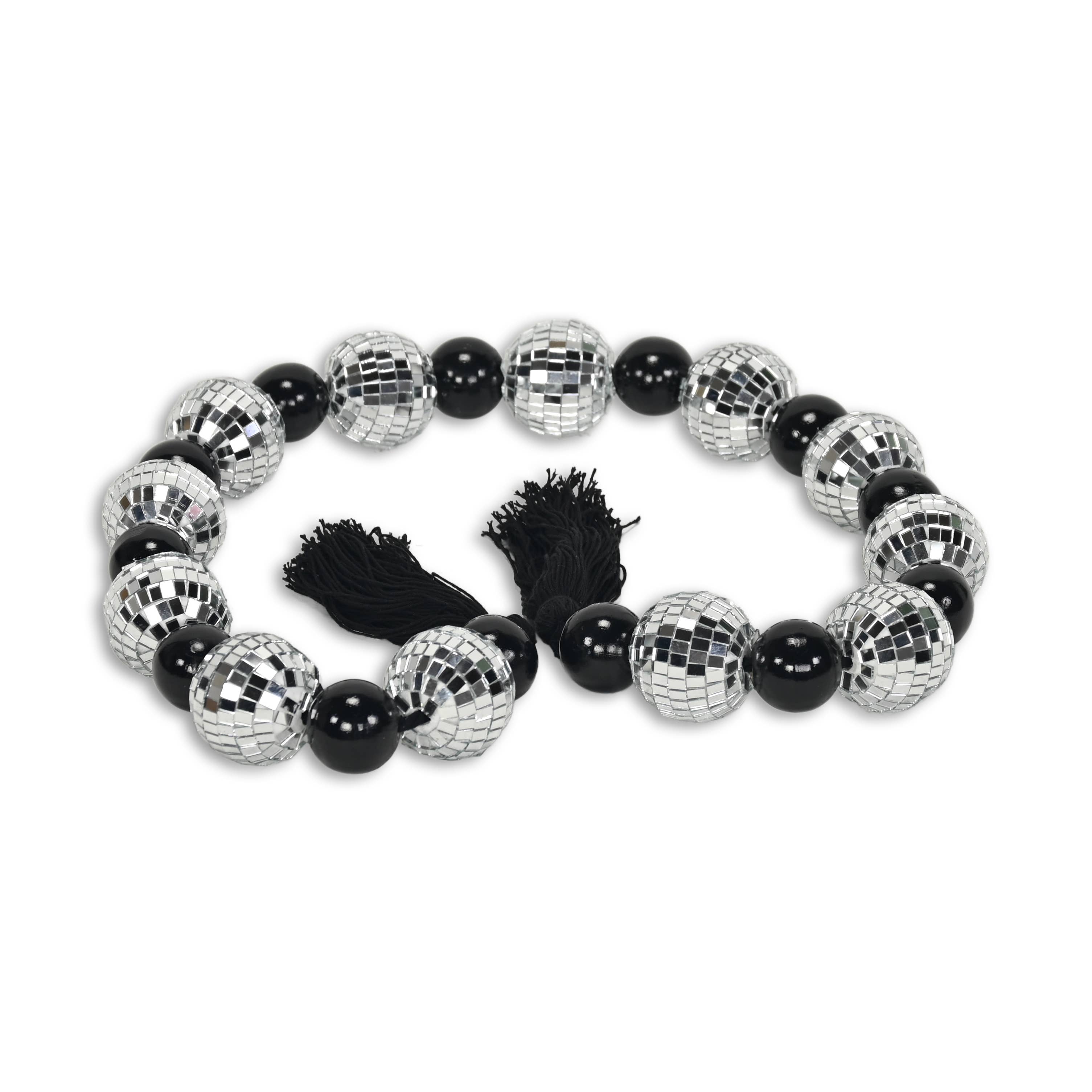 Cheungs Home Decor – wholesale Decorative tabletop object – Luminis Disco Ball Themed Beaded Garland5