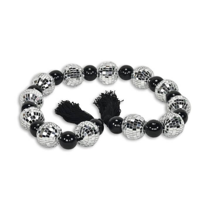 Cheungs Home Decor – wholesale Decorative tabletop object – Luminis Disco Ball Themed Beaded Garland5