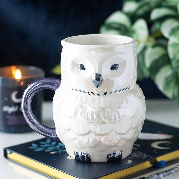 Something Different Wholesale - Wholesale Coffee Mug - Iridescent Owl Mug