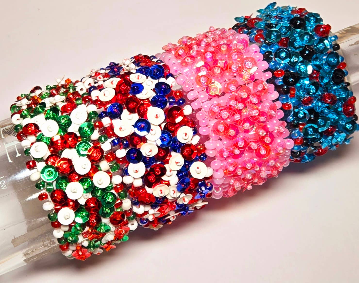 Fiona Accessories - Wholesale Beaded Bracelet - Sequin Handmade Beaded Bracelet button closure (mix)4