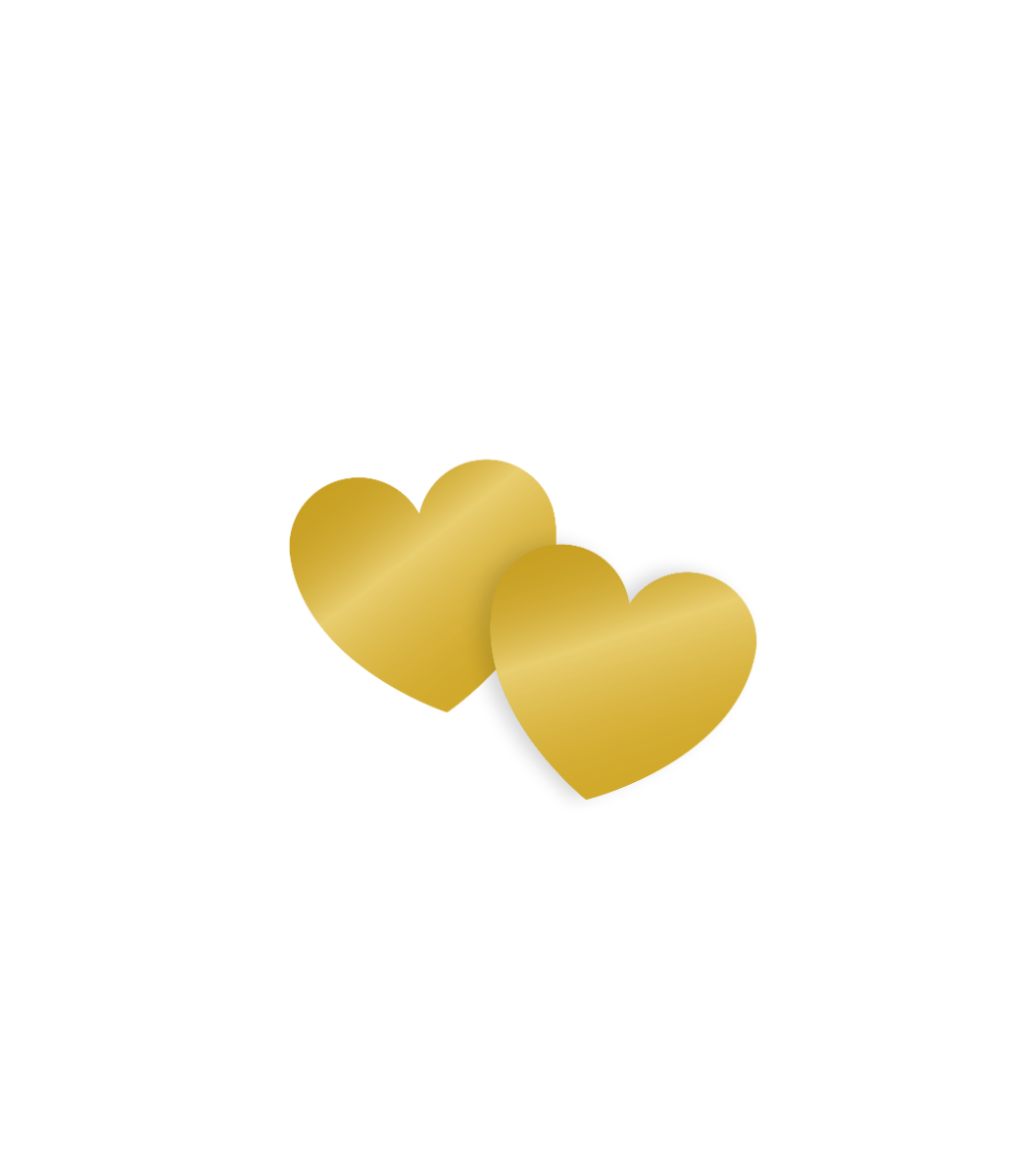 PD Party - Vendita all'ingrosso Coriandoli - Confetti da tavola - Cuori dorati1