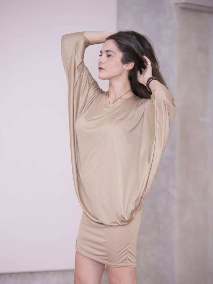 Nude Dress for wholesale by Lùem