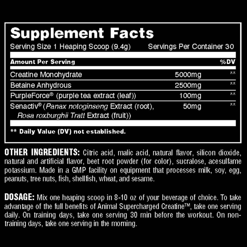 L&F Universal Goods - Vendita all'ingrosso Proteine/superfood in polvere - Polvere di Creatina Potenziata Gusto Animale - 30 SRV1