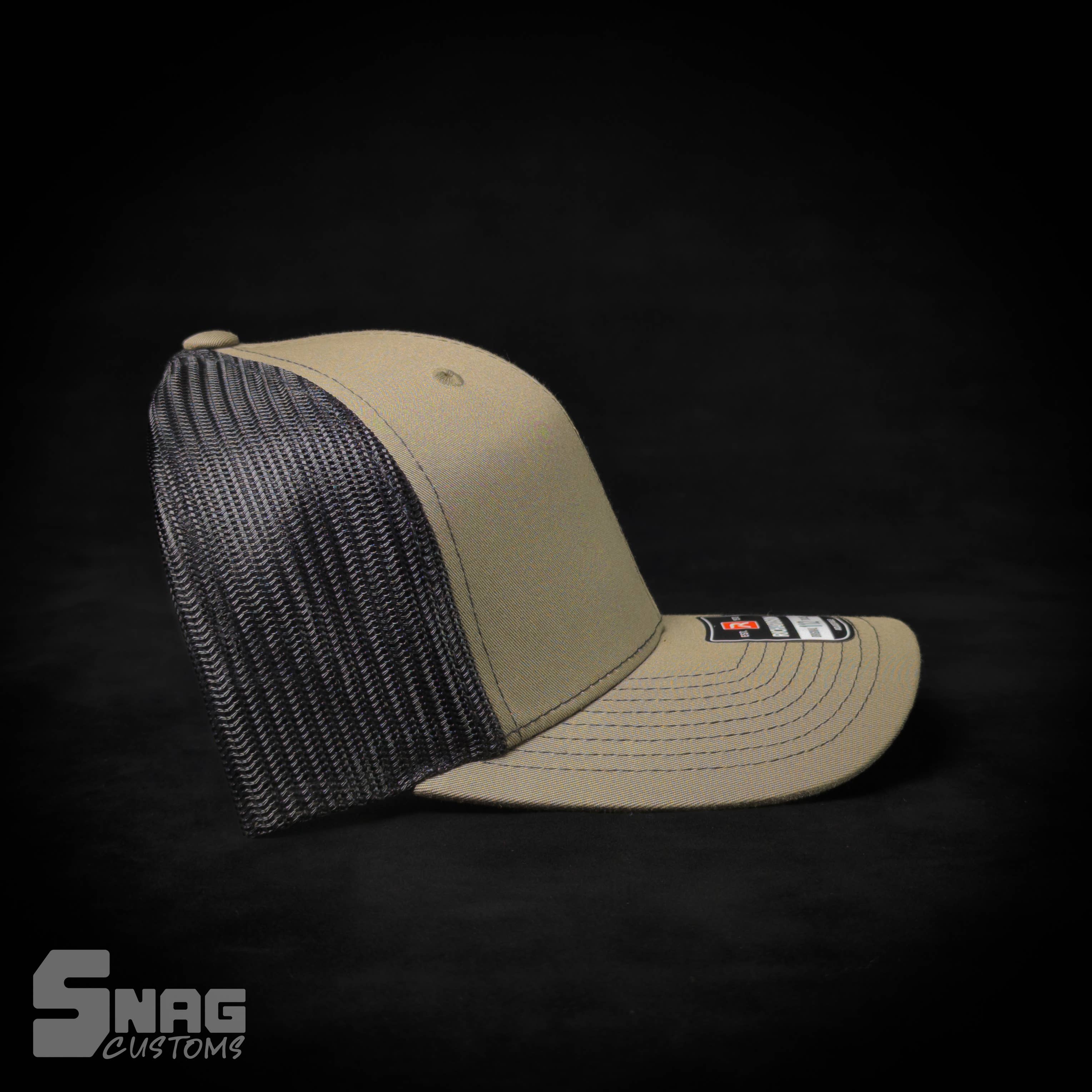 Snag Customs - Wholesale Trucker Hat - Unisex - Montana Sasquatch, Yeti, Bigfoot Leather Patch Hat2