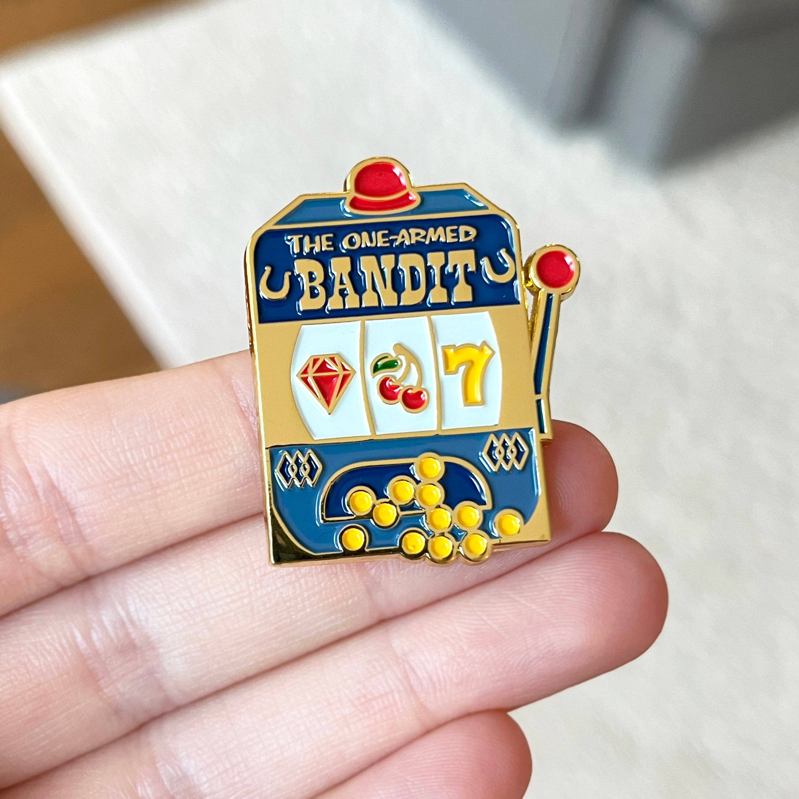 Battle Born Brand - Wholesale Lapel Pin/Button - Slot Machine Pin1