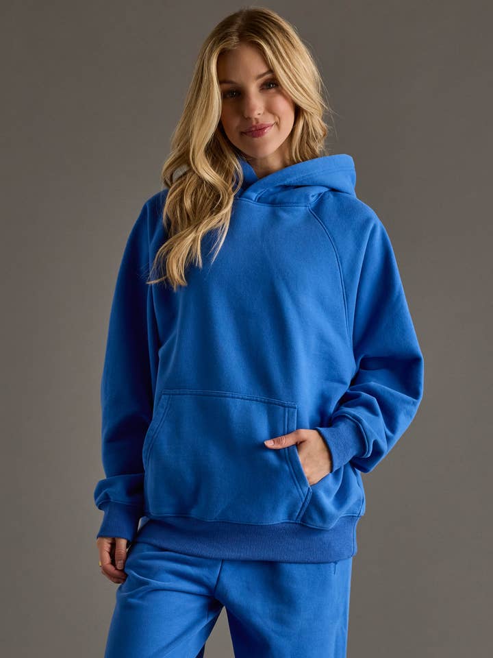 Royal Blue Panache Hooded Sweatshirt for wholesale by Panache Apparel Co.