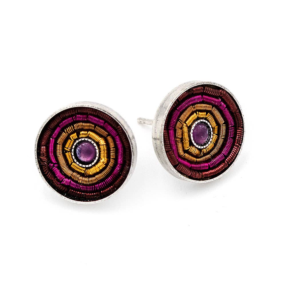 Sergio Engel jewellery – Brincos de pino por atacado – Brincos coloridos antigos Índia 0414