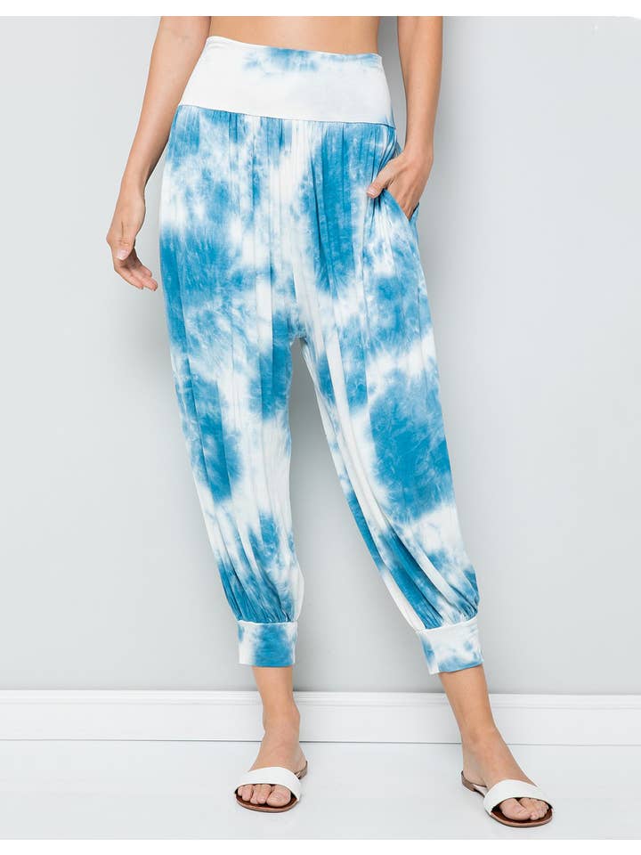 Multicolor Pantalones harén de tie-dye (CH-159) de venta al por mayor en Faire2