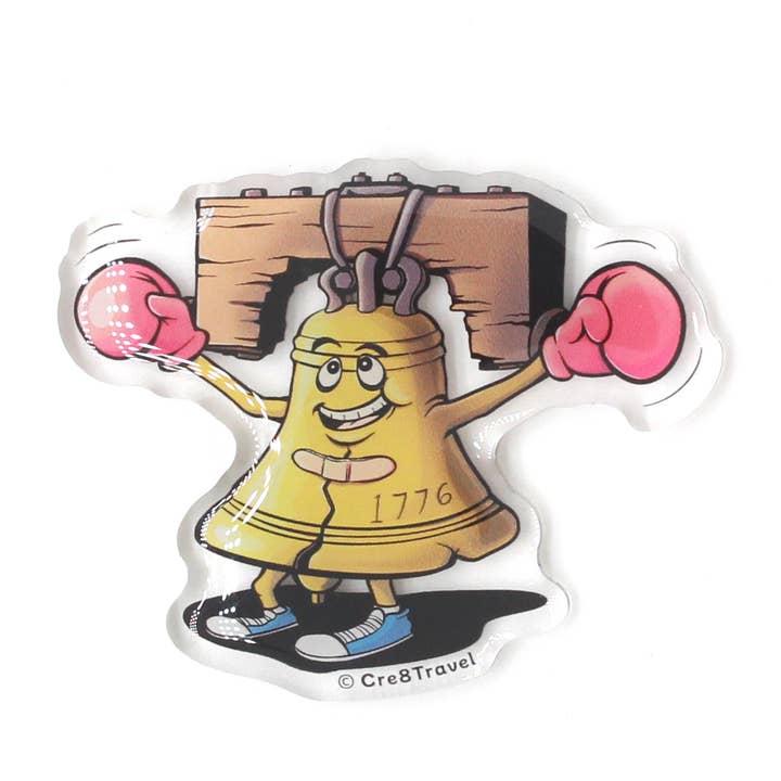 Philly Liberty Bell Acrylic Magnet for wholesale by Cre8Travel