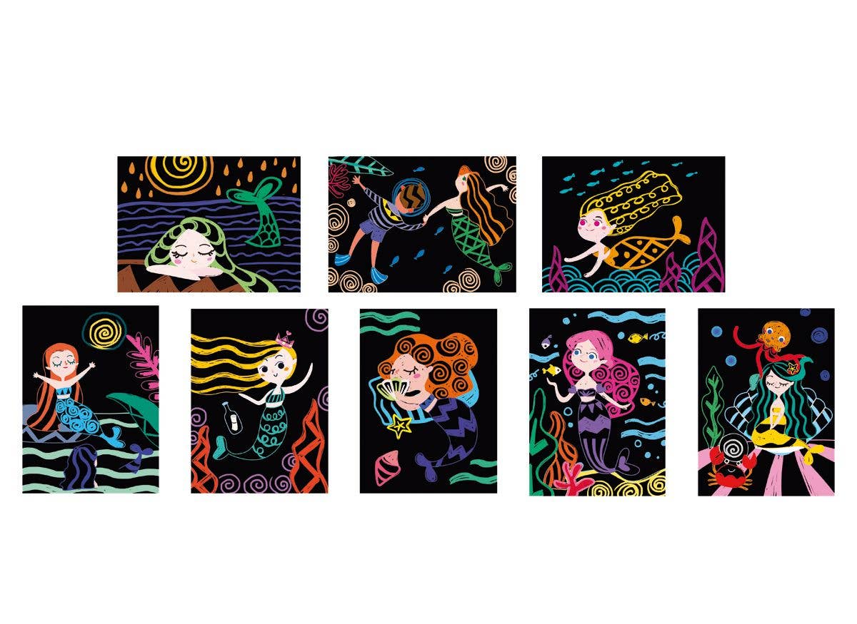 DAM - Wholesale Art Set - Kids & Baby - Avenir - Scratch Art Junior MY LITTLE MERMAID4