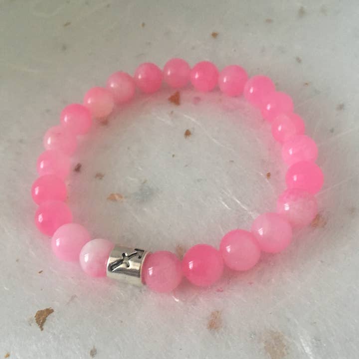 Roze marmer Boogschutter sterrenbeeld sterrenbeeld armband voor wholesale door Roshni Desai & Things