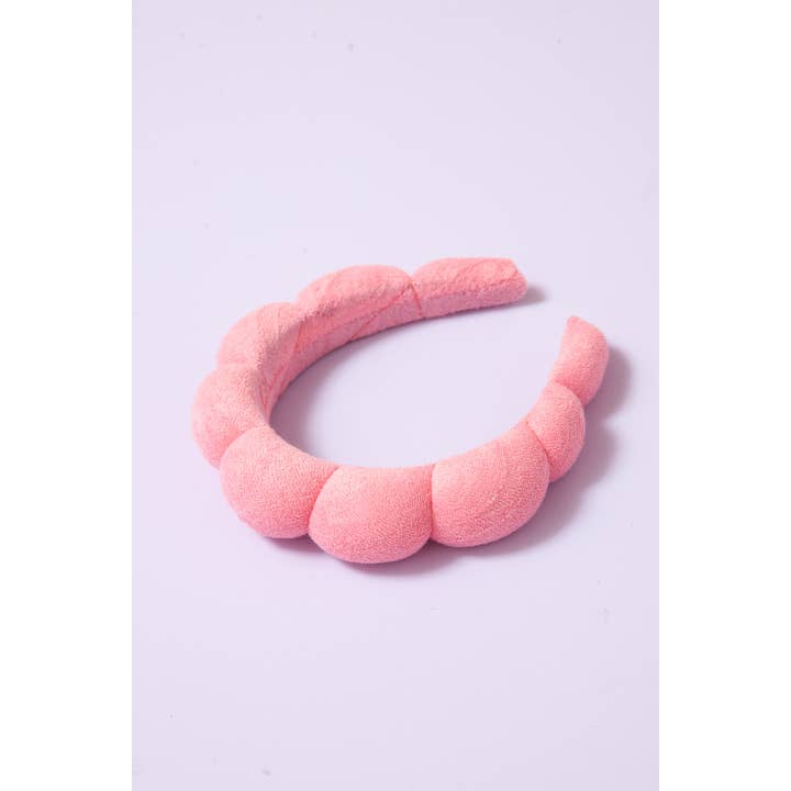 JOSSLYN by wall to wall - Wholesale Spa Headband - SPA SPONGE TERRY TOWEL HEADBAND FOR BEAUTY CARE | 40HB1229