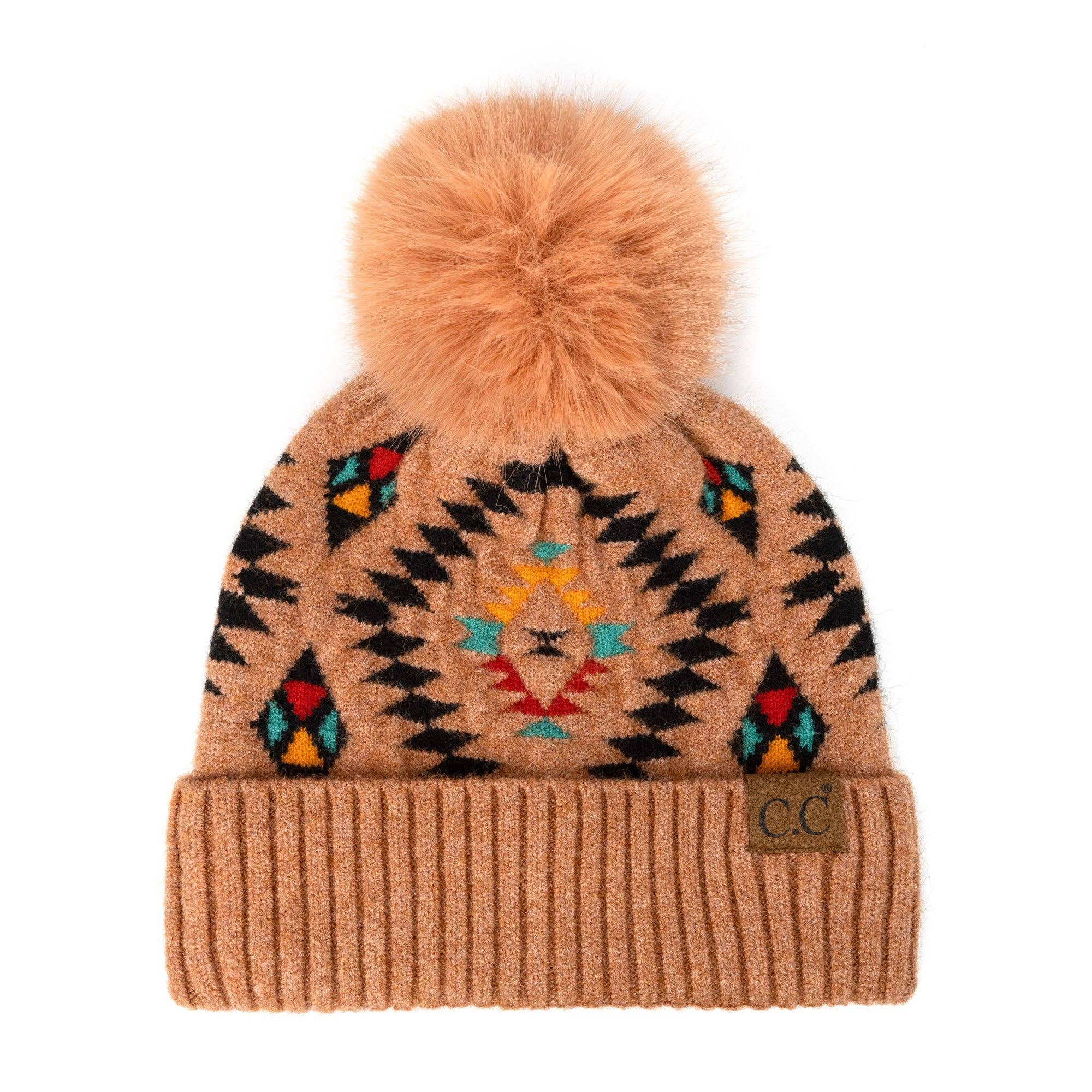 Truly Contagious - Wholesale Beanie - Women's - CC Southwest Print Beanie ( HAT-3001 )4