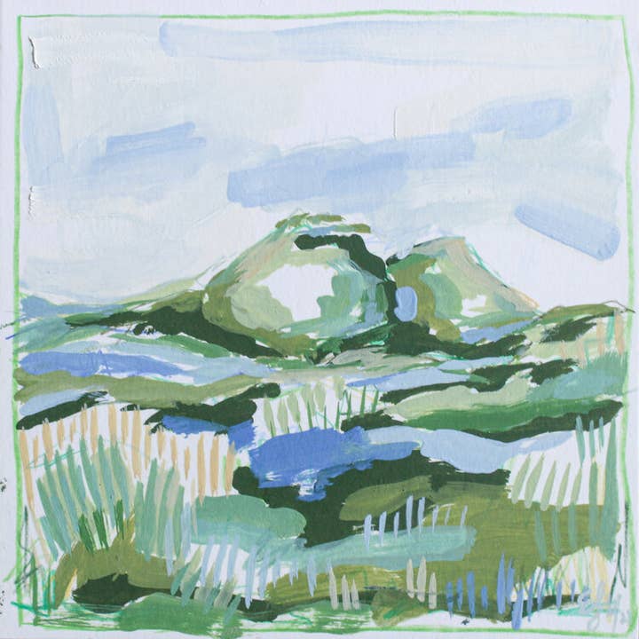 Impressão quadrada de luz de piscina por atacado de Elizabeth Sage Art