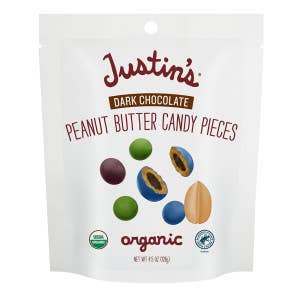 L&F Universal Goods - Wholesale Chocolate Covered Sweets - Justin's Dark Chocolate PB Candy Pieces 6/4.5OZ