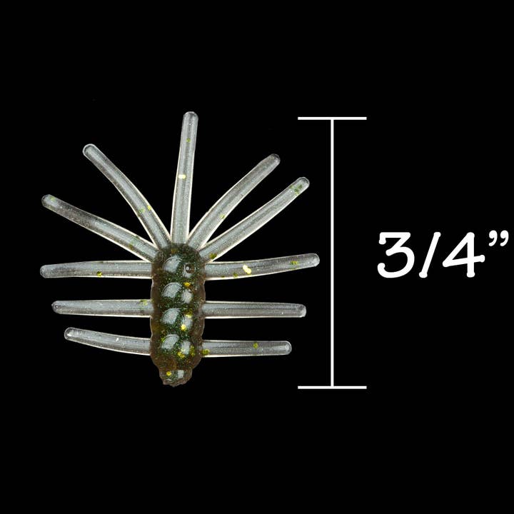 Lake Effect Lures - Wholesale Sporting Accessories - Ice Bug Floppy Body Plastic Bait - 10 Pack