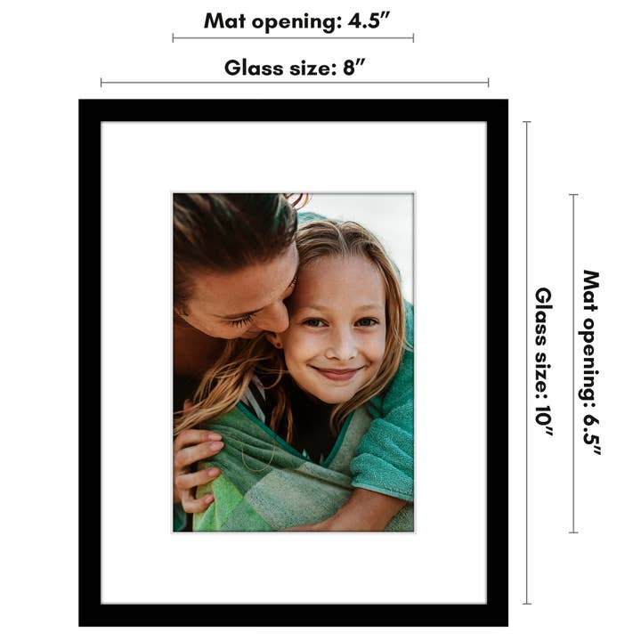 Americanflat - Wholesale Picture Frame - Americanflat Modern and Slim Picture Frame With Mat