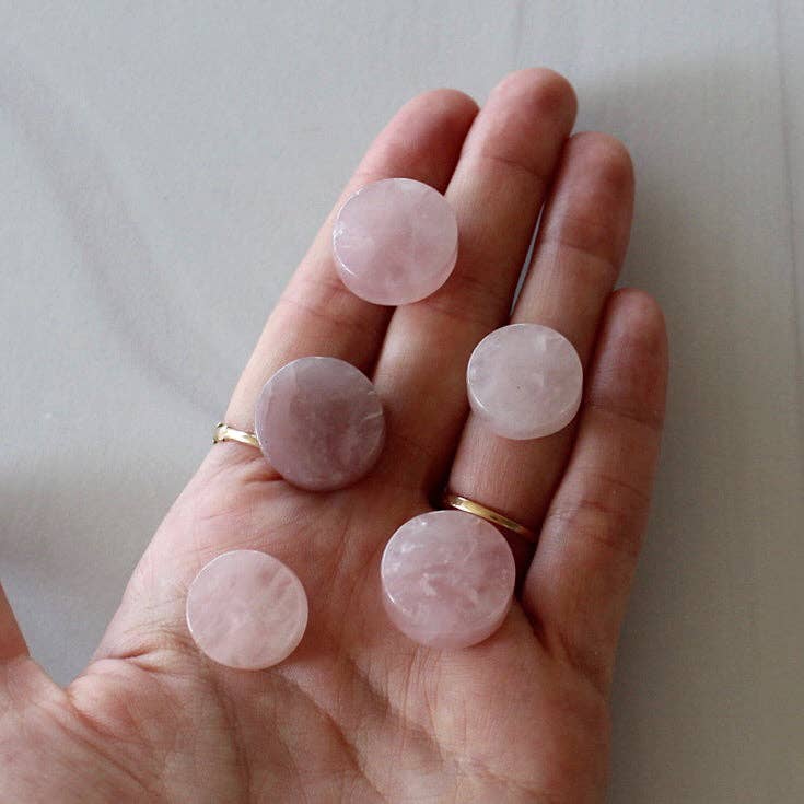 Pebble House - Venta al por mayor Piedras/cristales espirituales - Ficha de Cuarzo Rosa (Cristales y Piedras)2